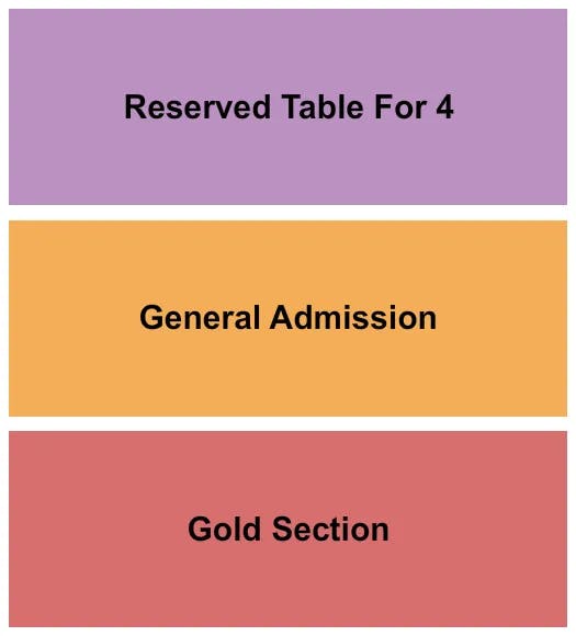  GOLD GA RSV TABLE Seating Map Seating Chart