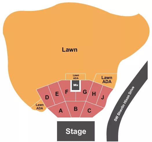  ENDSTAGE 4 Seating Map Seating Chart