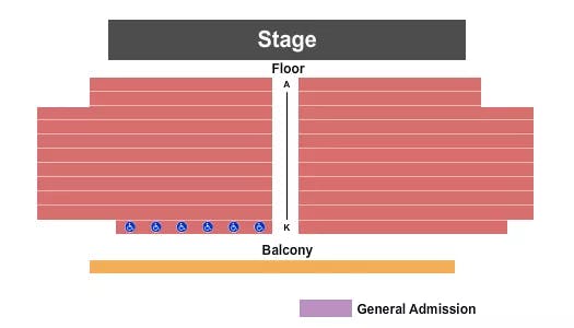 HEADLINERS MUSIC HALL KY RESERVED GA Seating Map Seating Chart