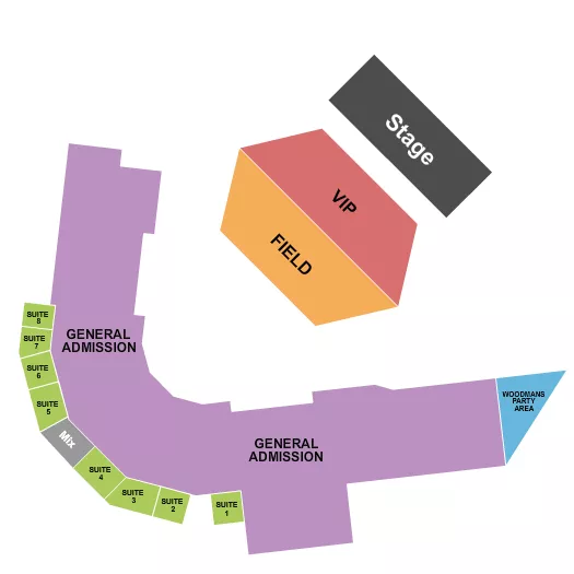  FESTIVAL Seating Map Seating Chart