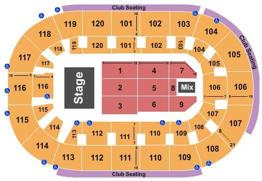  CHAYANNE Seating Map Seating Chart
