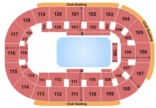  DISNEY ON ICE 2024 Seating Map Seating Chart