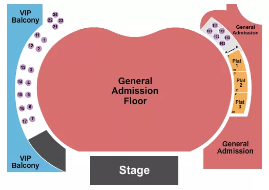  BROCKHAMPTON Seating Map Seating Chart