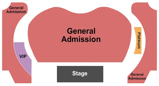  ENDSTAGE GA Seating Map Seating Chart