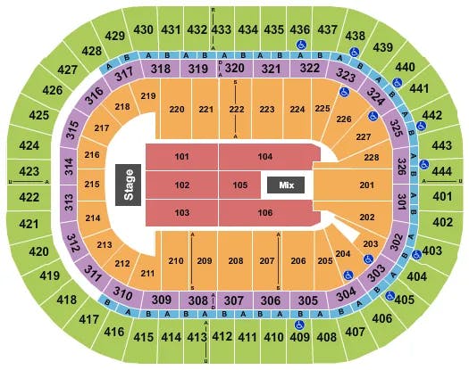  COMEDY Seating Map Seating Chart