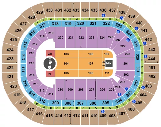  ZAYN Seating Map Seating Chart