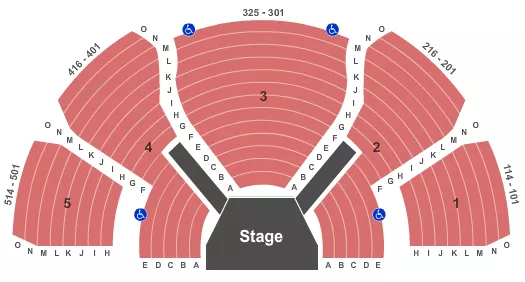 HUBBARD STAGE ALLEY THEATRE ENDSTAGE Seating Map Seating Chart