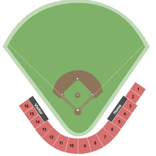  BASEBALL Seating Map Seating Chart