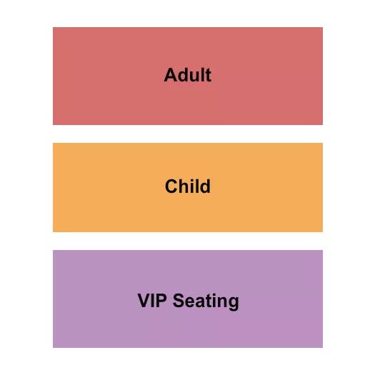  ADULT CHILD VIP Seating Map Seating Chart