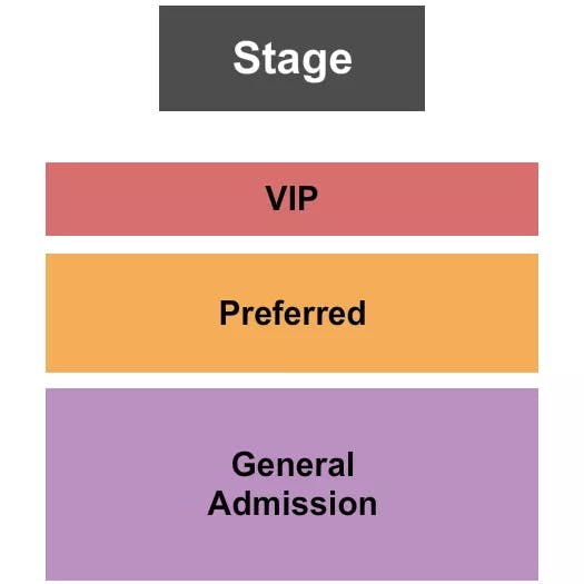  VIP PREFERRED GA Seating Map Seating Chart