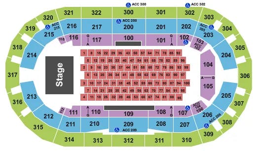  CIRCLE CITY CLASSIC CABARET Seating Map Seating Chart