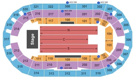  MIKE EPPS Seating Map Seating Chart