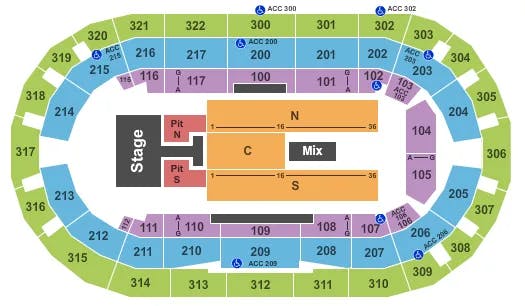  SANTA SLAM Seating Map Seating Chart