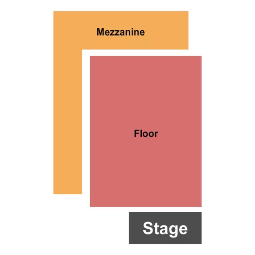 IRON HORSE MUSIC HALL MA GA MEZZ Seating Map Seating Chart