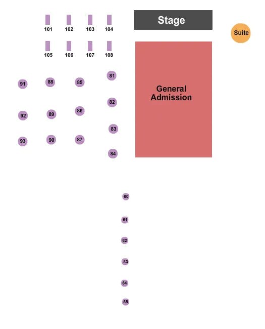 JD LEGENDS GA PREMIUM Seating Map Seating Chart