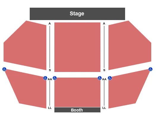  ENDSTAGE GA Seating Map Seating Chart