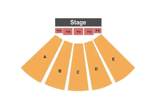 BI MART AMPHITHEATER ENDSTAGE 2 Seating Map Seating Chart