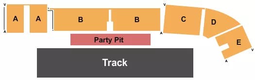 JACKSON COUNTY FAIRGROUNDS IOWA ENDSTAGE PARTY PIT Seating Map Seating Chart