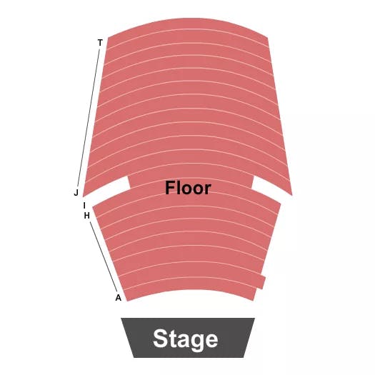  END STAGE Seating Map Seating Chart