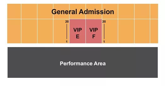  MONSTER TRUCKS Seating Map Seating Chart