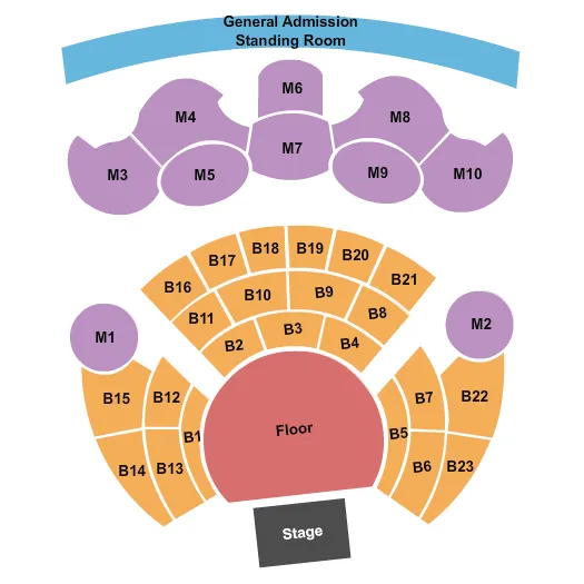  ENDSTAGE RSV FLOOR Seating Map Seating Chart