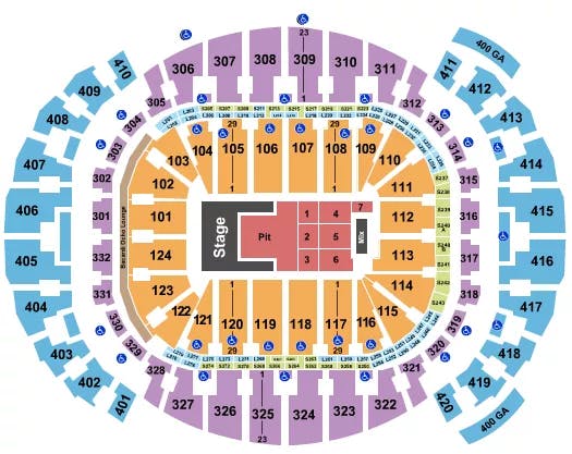  OLIVIA RODRIGO Seating Map Seating Chart