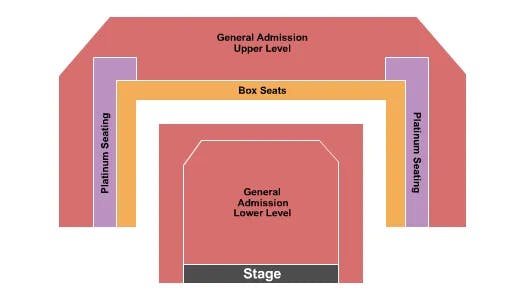 KEMBA LIVE AS I LAY DYING Seating Map Seating Chart