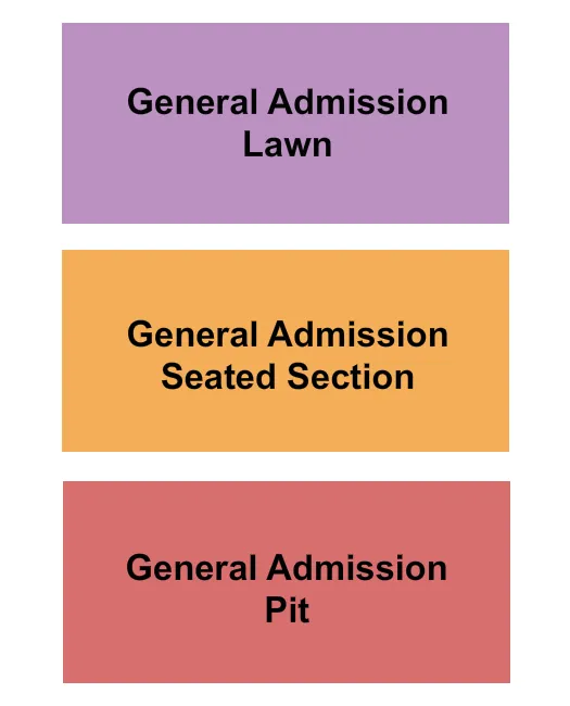  GA PIT GA SEATED GA LAWN Seating Map Seating Chart