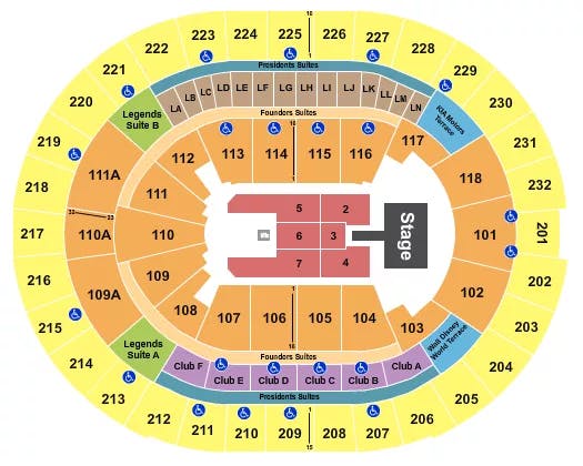  JHENE AIKO Seating Map Seating Chart