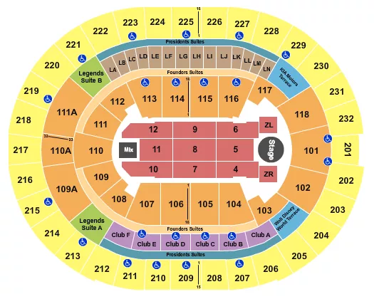  ZAYN Seating Map Seating Chart