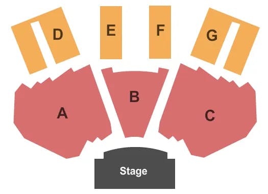 LAUBERGE CASINO HOTEL BATON ROUGE END STAGE Seating Map Seating Chart