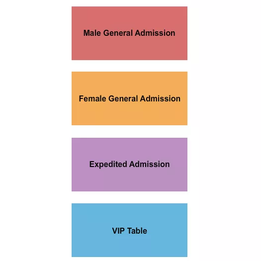  MALE FEMALE Seating Map Seating Chart