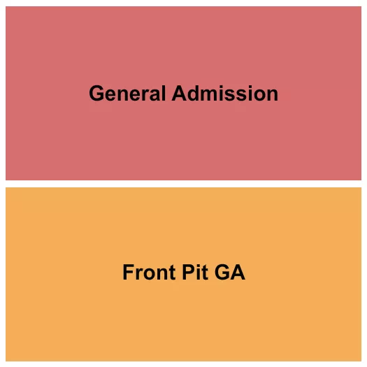 KFC YUM CENTER GA FRONT PIT Seating Map Seating Chart