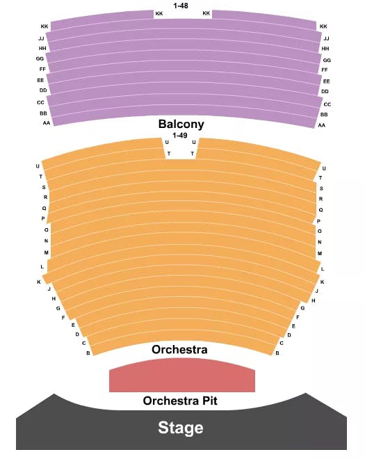  ENDSTAGE PIT Seating Map Seating Chart