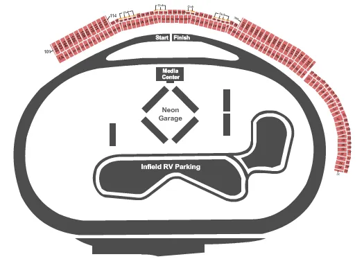  RACING Seating Map Seating Chart