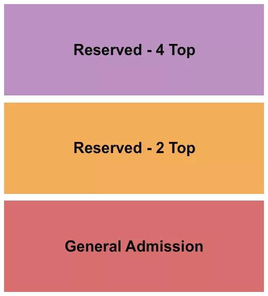  GA RESERVED Seating Map Seating Chart