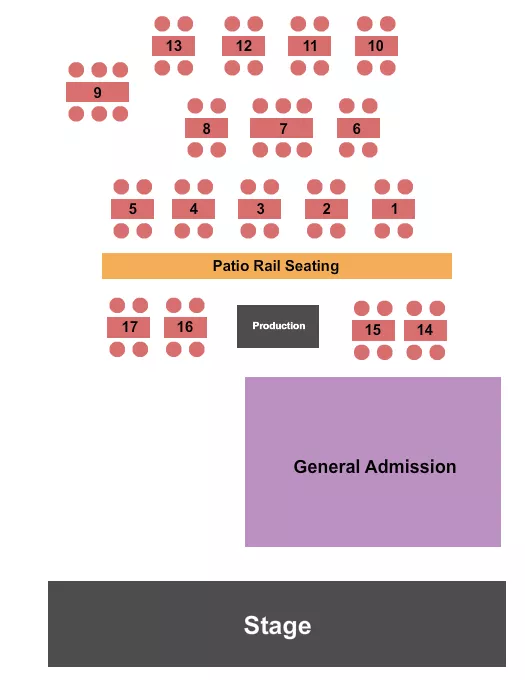  OPRY NEXTSTAGE Seating Map Seating Chart