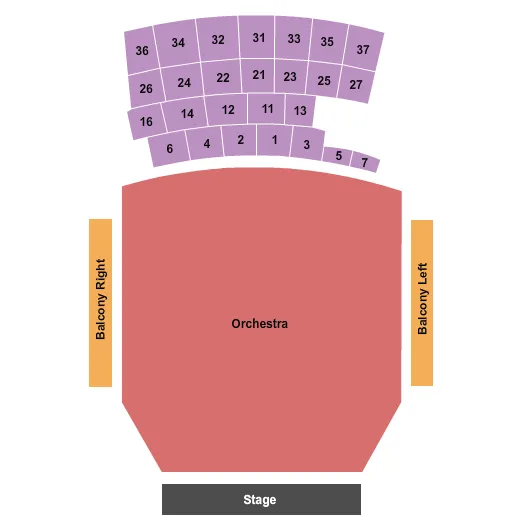  ENDSTAGE 3 Seating Map Seating Chart