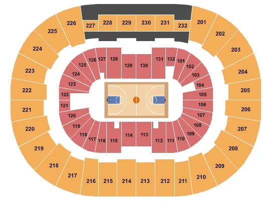  BASKETBALL 2022 Seating Map Seating Chart