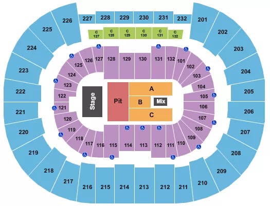  RILEY GREEN Seating Map Seating Chart