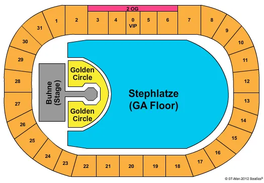  MADONNA Seating Map Seating Chart