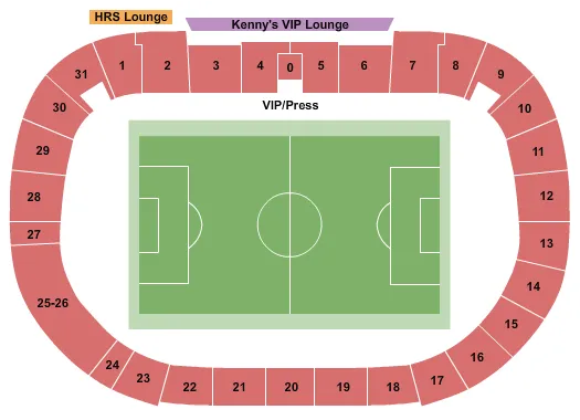 SOCCER Seating Map Seating Chart