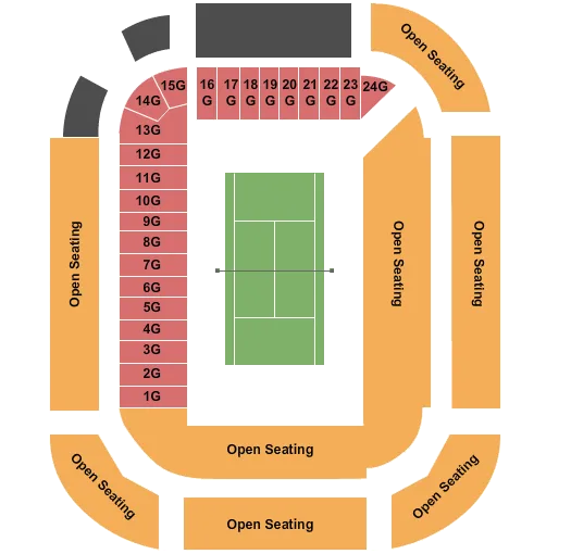  GRANDSTAND COURT Seating Map Seating Chart