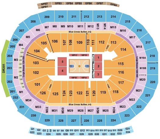  BASKETBALL Seating Map Seating Chart