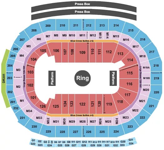  CIRCUS Seating Map Seating Chart