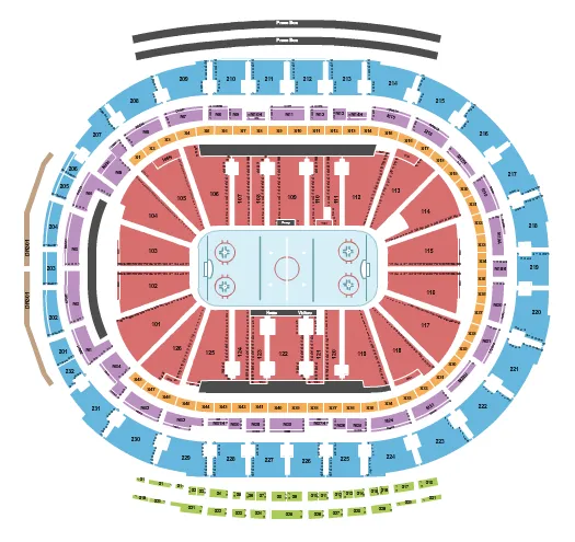  HOCKEY Seating Map Seating Chart