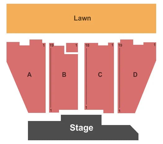  END STAGE Seating Map Seating Chart