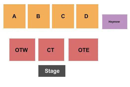  END STAGE Seating Map Seating Chart