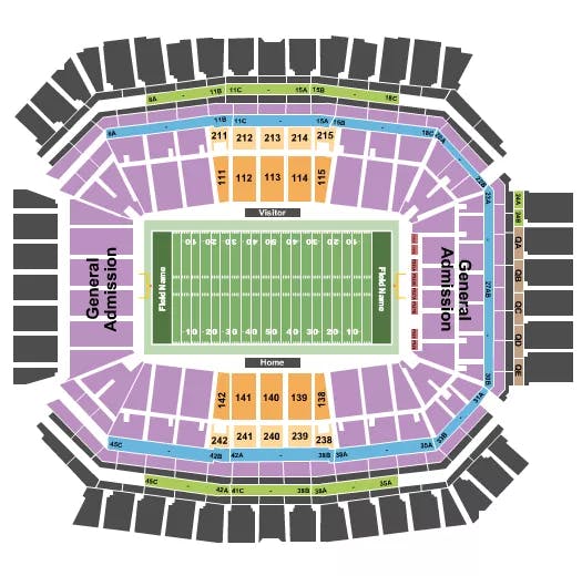  CIRCLE CITY CLASSIC Seating Map Seating Chart