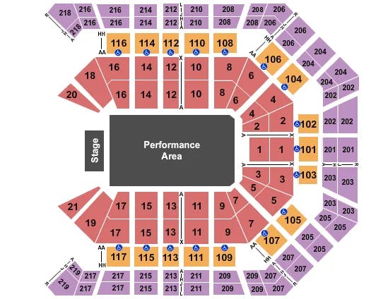  PEPE AGUILAR Seating Map Seating Chart